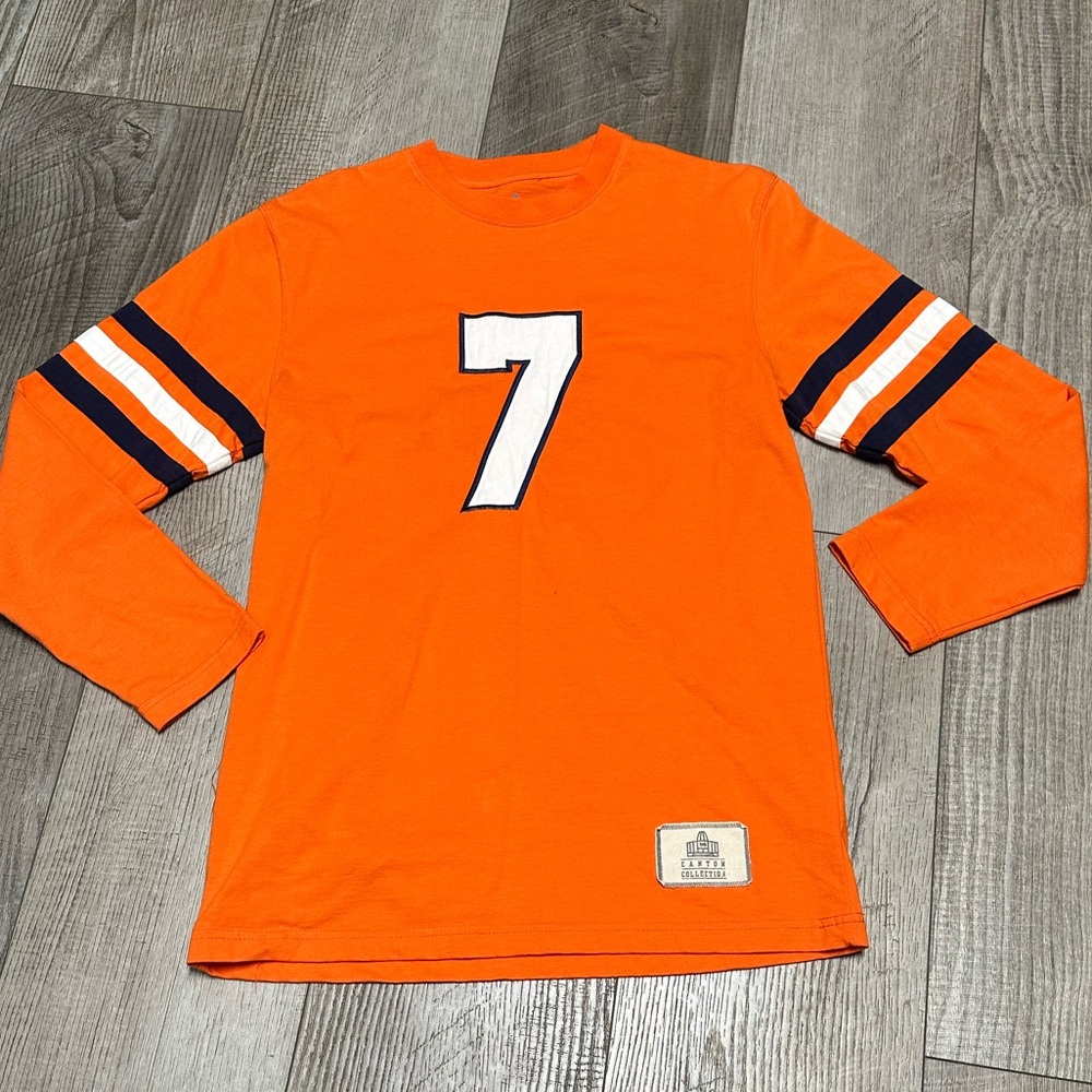 John Elway Denver Broncos Canton Collection Pro Football Hall Of Fame Shirt M